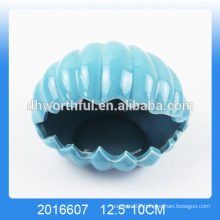 High quality sea shell shape ceramic ashtray wholesale